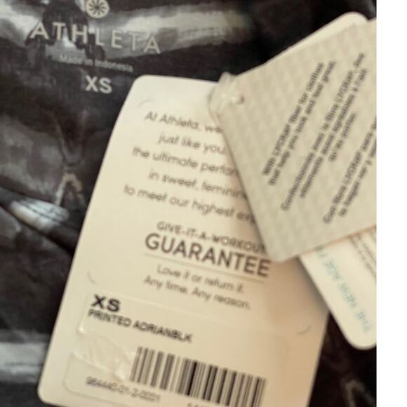 Athleta Printed Adrian Faux Wrap Sporty Dress Size XS NWT - Picture 9 of 10